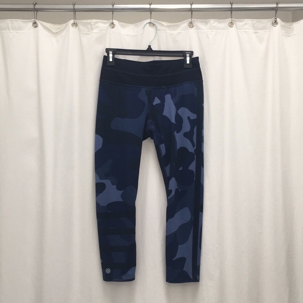 Athleta camo workout capris